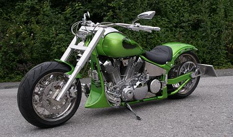 Yamaha XV 1600 Wild Star Green Spider